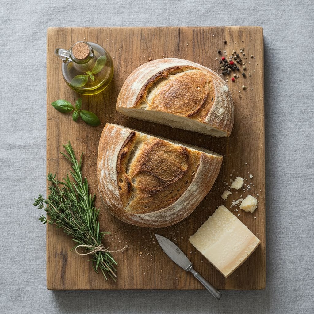 나노 바나나가 생성한 감각적인 작업 공간 플랫레이